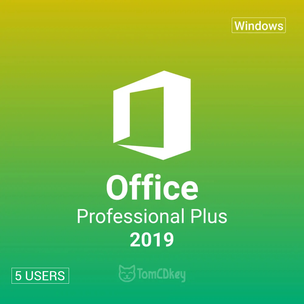 Microsoft Office 2019 Professional Plus 5 PC