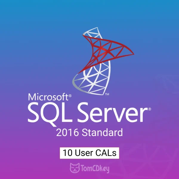 Microsoft SQL Server 2016 Standard 10 User CALs