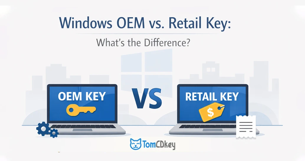 Windows OEM VS Retail Key